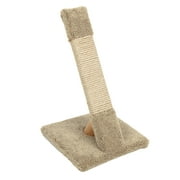 WARE Pet Products Angled Rope Scratcher Pad Toy for Cats, 22.75" H