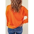 thumbnail image 5 of Women's Orange 'TALK TURKEY TO ME' Graphic Thanksgiving Sweatshirt | [ZhiHiMeRi] | (US 20-22)2XL, 5 of 5