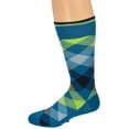 thumbnail image 3 of Sierra Socks Men's Dress Casual 3 Pair Pack Combed Cotton Crew Argyle Socks (Shoe Size 8-12), 3 of 20