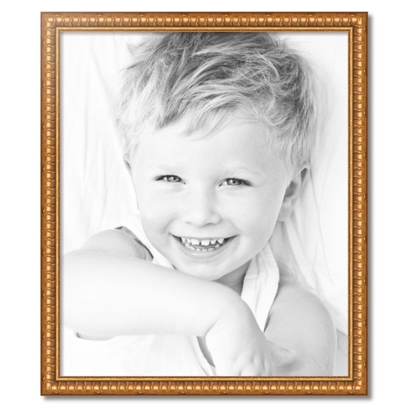 ArtToFrames 31" x 37" Gold Picture Frame, 31x37 inch Gold Wood Poster Frame (WOM-4293)