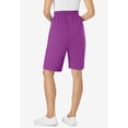thumbnail image 2 of Woman Within Plus Size Elastic-Waist Knit Short, 2 of 6