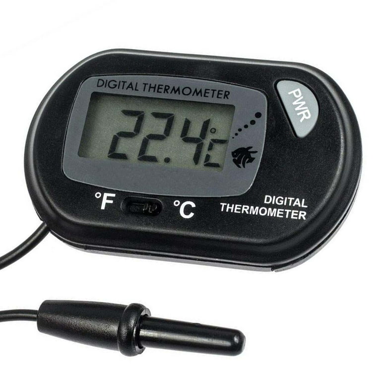 Nieuw maanjaar traagheid Jumping jack Aquarium Thermometer, LCD Digital Fish Tank Thermometer with Clear Screen,  Ideal Choice for Your Saltwater Freshwater and Reef Aquarium - Walmart.com