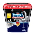 thumbnail image 2 of Finish® Quantum Ultimate® Lemon Dishwasher Detergent Pods, No pre sinse needed, For Deep clean & sparkling shine, 72 Tabs, 2 of 17