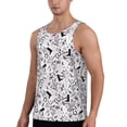 thumbnail image 2 of Easygdp Cowboy Men's Tank Top, Sleeveless Muscle T Shirts, Breathable, Quick-Dry, Loose for Gym, Running, Fitness - X-Large, 2 of 9