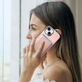thumbnail image 6 of Allytech 2 in 1 Detachable Wallet Case for iPhone 15, [Thin & Light] [Compatible with MagSafe] Luxury PU Leather Card Holder Soft Bumper Shockproof Anti-Scratch Magnetic Case, Pink, 6 of 11