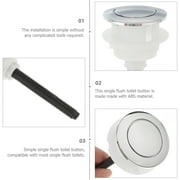 Toilet Water Tank Parts 2pcs Toilet Tank Buttons Flushing Toilet Buttons Replacement Flush Buttons 38x46mm