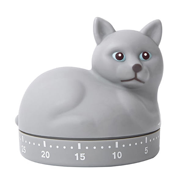 Cocina Con Forma De Gato Bonito, Reloj Con Alarma De Cuenta Atrás, Temporizador Para Hornear, Aprendizaje, Tiempo De Trabajo, Ayuda Para Cocinar Portátil Sweethay HA044667-02