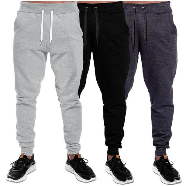 KIT 2 PANTALONES SUDADERA PELUCHE GRUESO HOMBRE Deng Xun unisex