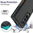 thumbnail image 3 of Galaxy Z Fold 4 Case, Allytech Military Grade Protective Anit-Scratch Shockproof Drop Proof Bumper Defender Back Cover Case for Samsung Galaxy Z Fold 4 5G - Black, 3 of 5