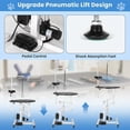 thumbnail image 4 of GloryStar Electric Hydraulic Lift Dog Grooming Table, 24 Inch Professional Pet Bathing Accessory Featuring Rotating Desktop, Overhead Arm, Foot Remote, Tool Organizer, 250 lbs Capacity, 4 of 7