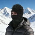 thumbnail image 2 of Unique Bargains 1 Pc Warm Face Mask Knitting Balaclava for Cycling Black, 2 of 6