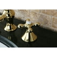 thumbnail image 3 of Kingston Brass KC7162AX 8 in. Widespread Bathroom Faucet, Polished Brass, 3 of 4