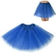 thumbnail image 1 of Falda tutú BFONS de tul de 3 capas para mujer, color azul, 1 of 7
