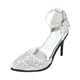 thumbnail image 4 of Sandalias de Tacón Alto CUTICAT para Niños Accesorio Fotográfico Regalo para Muñeca Modelo de Tacones Altos Plata, 4 of 8