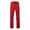 VZ36# Red, variant on oqasdz Pants for Men Elastic Waist Solid Color Classic Style Pants with Belted Drawstring Fashion Casual Loose Fit Dailywear