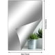 thumbnail image 2 of Espejo autoadhesivo para decoración de pared, paquete de 12 espejos de pared decorativos autoadhesivos, espejos flexibles extraíbles para dormitorios, 15 x 25 cm, 2 of 7