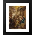 thumbnail image 2 of Bartolomeo Biscaino 11x14 Black Modern Framed Museum Art Print Titled - Adoration of the Magi, 2 of 5
