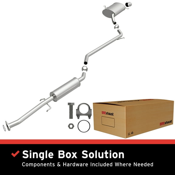 BRExhaust OE Replacement Exhaust System Kit 106-0572: Compatible with 2008-2012 Honda Accord 2.4L