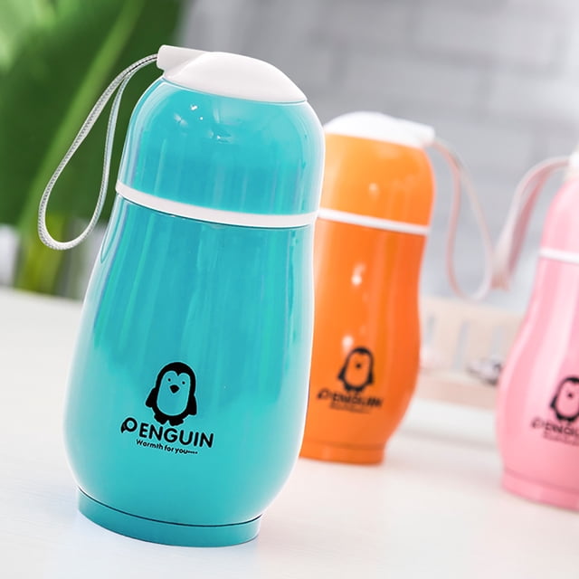 Children's Thermos Cup 150Ml Pink Stainless Insulation Cup Cute Portable Children's Student Kettle Coffee Travel Cup Double Wall Vacuum Lasting Insulation Effect 150Ml, Dusknt Big Sale Kitchen Cups