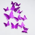 thumbnail image 1 of 24 pegatinas de mariposas para pared, calcomanías de mariposas extraíbles, arte de pared, manualidades para el hogar, habitación de los niños, decoración de bodas, habitaciones, espejo de, 1 of 5