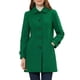 thumbnail image 1 of Abrigo de invierno para mujer con cuello Peter Pan, trench y abrigo de guisante en verde M, 1 of 6