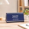 thumbnail image 4 of 2027 Desk Calendar - Muted Color Standing Flip Calendar, 6"x3" Compact Size Monthly Layouts Planning Check-in Notebook Calendar with Tear-off Pages for Office Home Worktable Daily Task Tracker, 4 of 6