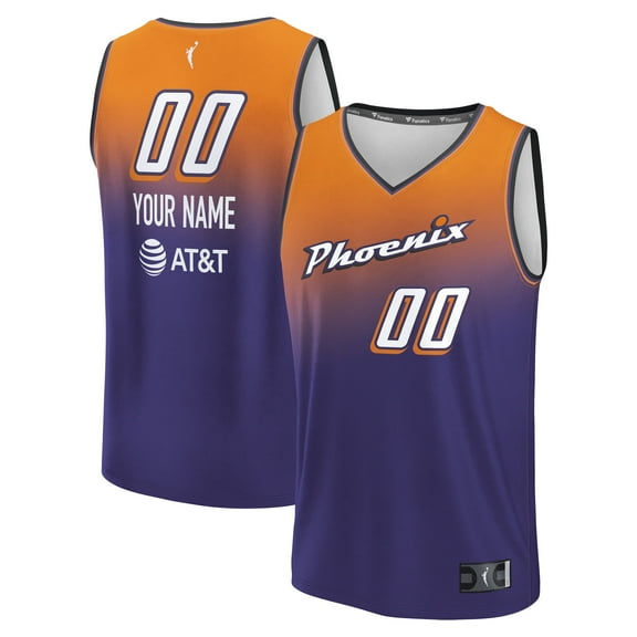 Unisex Fanatics  Purple Phoenix Mercury Explorer Edition Fast Break Replica Custom Jersey