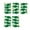 4#, variant on Jiaeri St. Patrick's Day Leprechaun Footprints Decals, Removable Wall Window Floor Stickers, Shamrock Clover Gold Coin Decor for Home Office Party