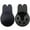 A-Rabbit ears black Brushed surface, variant on Color 1# Bunny Ear Silicone Breast Lift Up Adhesive for Large Bust M(Beige1)