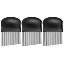 CMrtew 2025 Upgraded French Fry Slicer Stainless Steel Potato Cutter Set for Perfect 1/2" Fries Heavy Duty Vegetable & Fruit Chopper (Easy Grip, Dishwasher Safe)