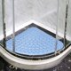 thumbnail image 4 of 2 uds alfombra de ducha curvada 53x53cm/21x21in - Alfombra de baño cuadrante antideslizante y lavable a máquina para plato de ducha - Alfombrillas de ducha, 4 of 4