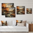 thumbnail image 4 of Designart "Nature s Fountain The Geyser s Eruption I" Landscapes Print on Natural Pine Wood, 4 of 5