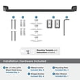 thumbnail image 5 of Amerock Revitalize Matte Black 24 inch (610mm) Towel Bar, 5 of 8