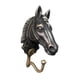 thumbnail image 5 of Gancho de pared individual con forma de cabeza de caballo, resistente, para decoración del hogar, gancho de pared decorativo con forma de caballo Estilo A, 5 of 9