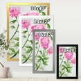 thumbnail image 4 of Designart 'Purple Peonies With Green Bush II' Traditional Framed Art Print, 4 of 4