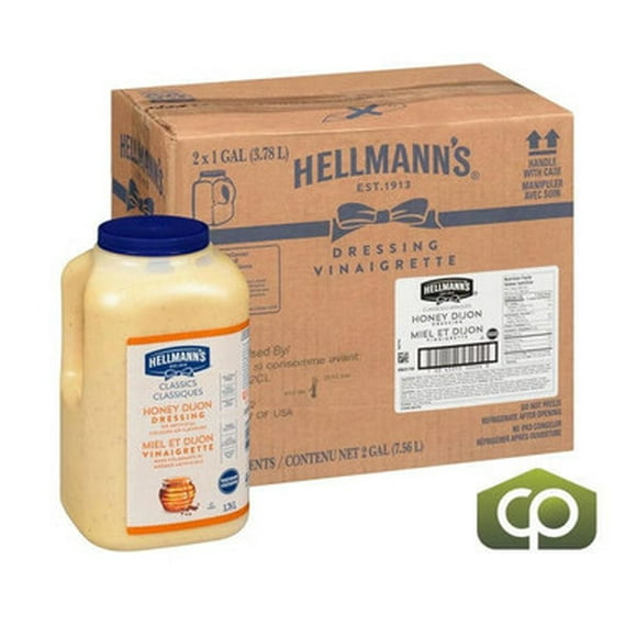 Hellmann's Dressing Honey Dijon Gluten-Free 3.78L/1 Gallon (2/Case)