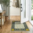 thumbnail image 2 of ODIKA Graphic Currency Men Oversized Hundred Motif Funky Bathroom Stain Resistant Thin Throw for Entryway, Kitchen, Laundry Room, 2 of 7