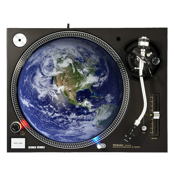 KuzmarK™ 12" DJ Turntable Slipmat - Earth