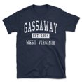 thumbnail image 1 of Gassaway West Virginia Classic Established Men's Cotton T-Shirt, 1 of 1