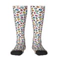 thumbnail image 1 of Balery Colorful Numbers Calcetines novedosos Calcetines deportivos Calcetines hasta la rodilla Calcetines de algodón Calcetines originales y geniales, 1 of 6