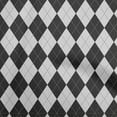 thumbnail image 1 of oneOone Cotton Jersey Black Fabric Check Argyle Sewing Material Print Fabric By The Yard 58 Inch Wide, 1 of 4