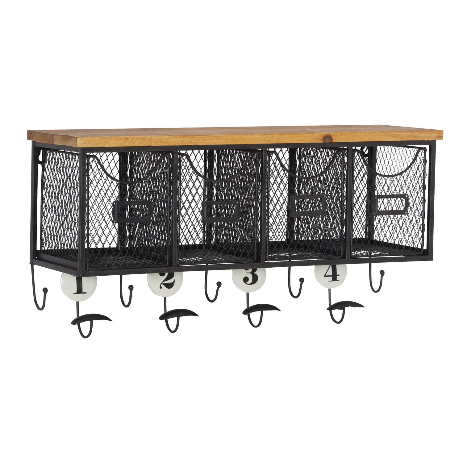 Four Basket Wall Organizer