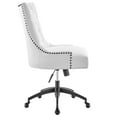 thumbnail image 3 of Modway Regent Tufted Fabric Office Chair in Black White, 3 of 9