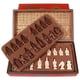 thumbnail image 1 of Qin Figures International Chess Set Deluxe hecho clásico portátil piezas de ajedrez para coleccionable torneo novedad regalos viaje , PEQUEÑA pequeña Hugo Ajedrez de entretenimiento, 1 of 7