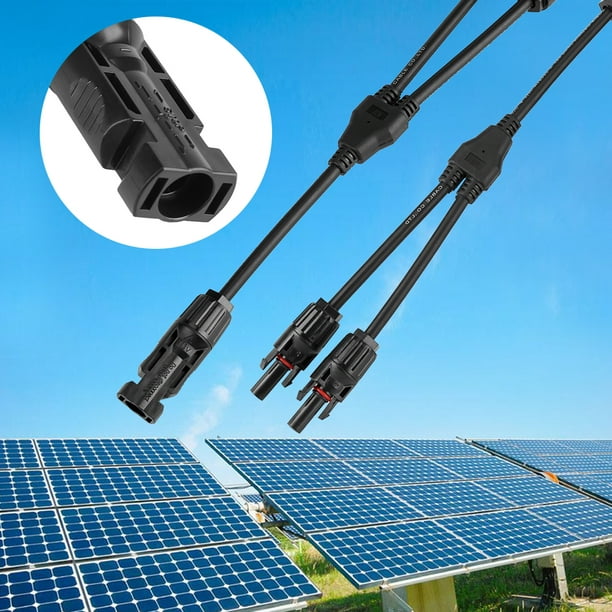 Adaptateur de panneau photovoltaïque solaire, connecteur de câble