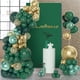 thumbnail image 5 of Kit de guirnaldas con forma de arco de globos Amandir, verde y dorado, 153 piezas, 5 of 7