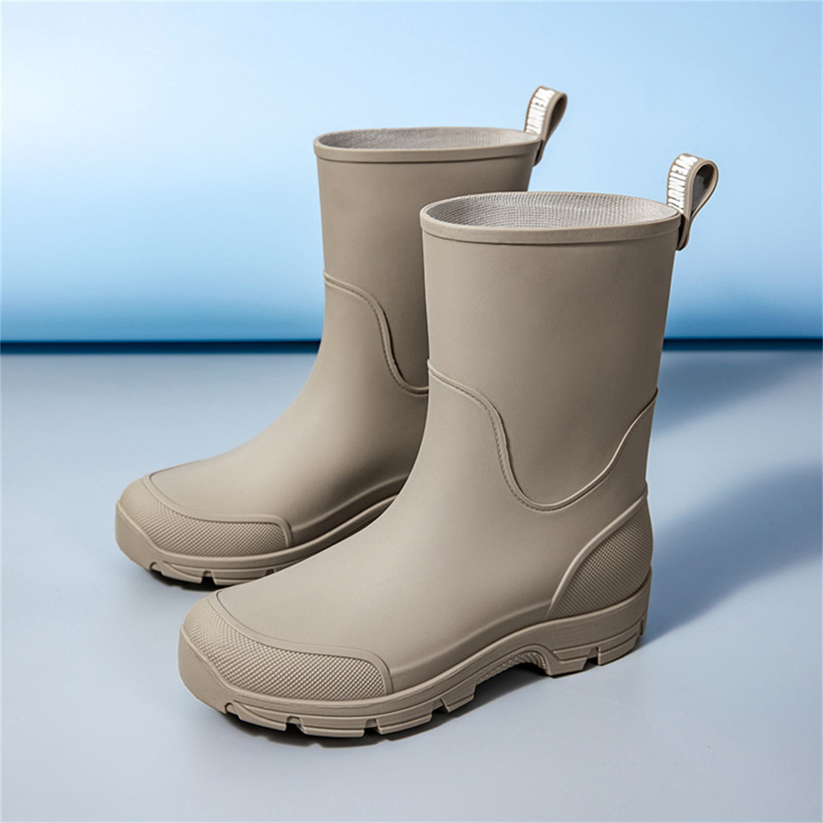 Bottes En Caoutchouc Courtes Pour Homme - Imperméables, Antidérapantes, Légères, Idéales Jardin, Pluie Ou Travaux (taille Unique Homme) - 10