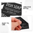 thumbnail image 3 of Miangastore 12PCS Hand Soap Sticker Assorted Color PVC Labels for Bathroom Organization, 3 of 8