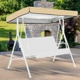 thumbnail image 4 of Swing Canopy Replacement Top, Outdoor Patio Swing Chair Canopy Replacement, Waterproof Swing Canopy Replacement, Porch Swing Top Canopy Cover for Outdoor Garden, Patio, Yard & Park, 4 of 6