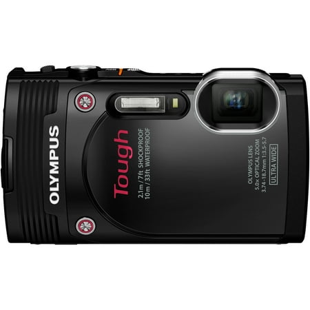 Olympus Tough TG-850 16 Megapixel Compact Camera, Black